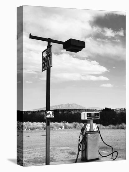 Gas Pump and New Mexico Landscape Sky, San Ysidro 2-Kevin Lange-Stretched Canvas