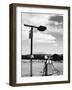 Gas Pump and New Mexico Landscape Sky, San Ysidro 2-Kevin Lange-Framed Photographic Print