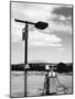 Gas Pump and New Mexico Landscape Sky, San Ysidro 2-Kevin Lange-Mounted Photographic Print