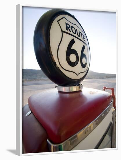 Gas Pump, Historic Route 66, Arizona, United States of America, North America-Colin Brynn-Framed Photographic Print