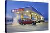 Gas Station, Fairbanks, Alaska, Usa-Christian Heeb-Stretched Canvas