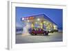 Gas Station, Fairbanks, Alaska, Usa-Christian Heeb-Framed Photographic Print