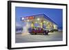 Gas Station, Fairbanks, Alaska, Usa-Christian Heeb-Framed Photographic Print