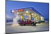 Gas Station, Fairbanks, Alaska, Usa-Christian Heeb-Mounted Photographic Print