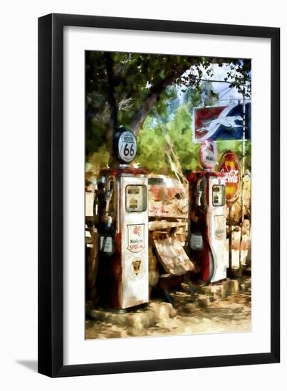 Gas Station-Philippe Hugonnard-Framed Premium Giclee Print