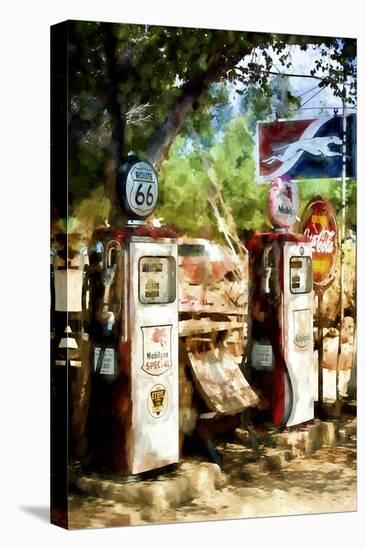 Gas Station-Philippe Hugonnard-Stretched Canvas