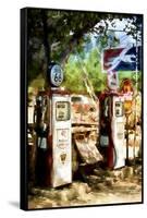 Gas Station-Philippe Hugonnard-Framed Stretched Canvas