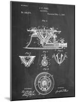 Gas Stove Kitchen Art Patent-null-Mounted Art Print