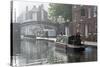 Gas Street Basin, Birmingham Canal Navigations (BCN), Birmingham, West Midlands, England, United Ki-Graham Lawrence-Stretched Canvas