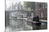 Gas Street Basin, Birmingham Canal Navigations (BCN), Birmingham, West Midlands, England, United Ki-Graham Lawrence-Stretched Canvas