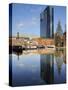 Gas Street Canal Basin, Birmingham, West Midlands, England, United Kingdom, Europe-Chris Hepburn-Stretched Canvas