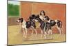 Gascon-Saintongeois Hounds of the Levesque Type-Thomas Ivester Llyod-Mounted Art Print