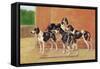 Gascon-Saintongeois Hounds of the Levesque Type-Thomas Ivester Llyod-Framed Stretched Canvas