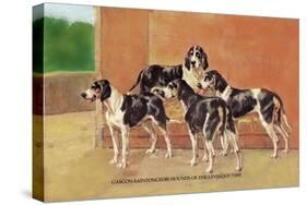 Gascon-Saintongeois Hounds of the Levesque Type-Thomas Ivester Llyod-Stretched Canvas