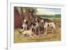 Gascon-Saintongeois Hounds of the Virelade Type-Baron Karl Reille-Framed Premium Giclee Print