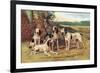 Gascon-Saintongeois Hounds of the Virelade Type-Baron Karl Reille-Framed Premium Giclee Print