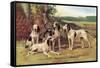 Gascon-Saintongeois Hounds of the Virelade Type-Baron Karl Reille-Framed Stretched Canvas