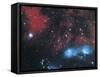Gaseous Nebula in Cygnus-Digital Vision.-Framed Stretched Canvas