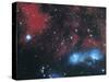 Gaseous Nebula in Cygnus-Digital Vision.-Stretched Canvas