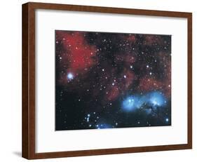 Gaseous Nebula in Cygnus-Digital Vision.-Framed Photographic Print