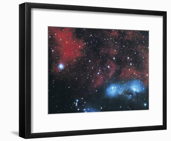 Gaseous Nebula in Cygnus-Digital Vision.-Framed Photographic Print