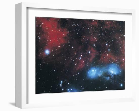 Gaseous Nebula in Cygnus-Digital Vision.-Framed Photographic Print