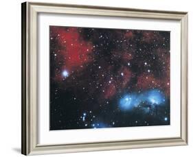 Gaseous Nebula in Cygnus-Digital Vision.-Framed Photographic Print