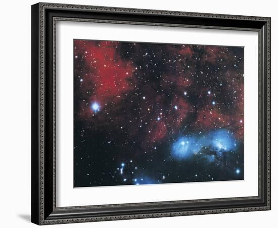 Gaseous Nebula in Cygnus-Digital Vision.-Framed Photographic Print