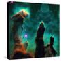 Gaseous Pillars in the Eagle Nebula-Digital Vision.-Stretched Canvas