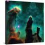 Gaseous Pillars in the Eagle Nebula-Digital Vision.-Stretched Canvas