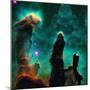 Gaseous Pillars in the Eagle Nebula-Digital Vision.-Mounted Photographic Print