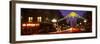 Gaslamp Quarter lit up at night, San Diego, California, USA-null-Framed Photographic Print