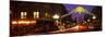 Gaslamp Quarter lit up at night, San Diego, California, USA-null-Mounted Photographic Print