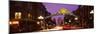 Gaslamp Quarter lit up at night, San Diego, California, USA-null-Mounted Photographic Print