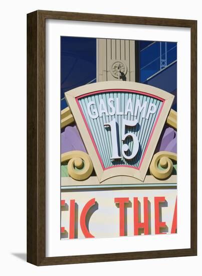 Gaslamp Quarter, San Diego, California, Usa-Marco Simoni-Framed Photographic Print