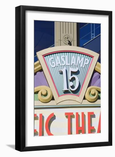 Gaslamp Quarter, San Diego, California, Usa-Marco Simoni-Framed Photographic Print
