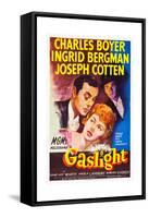 Gaslight, Charles Boyer, Ingrid Bergman, Joseph Cotten, 1944-null-Framed Stretched Canvas