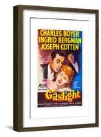 Gaslight, Charles Boyer, Ingrid Bergman, Joseph Cotten, 1944-null-Framed Premium Giclee Print