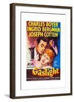 Gaslight, Charles Boyer, Ingrid Bergman, Joseph Cotten, 1944-null-Framed Art Print