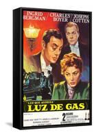 Gaslight, Joseph Cotton, Charles Boyer, Ingrid Bergman, 1944-null-Framed Stretched Canvas