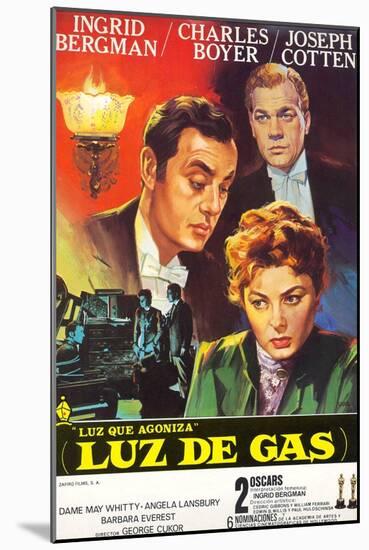 Gaslight, Joseph Cotton, Charles Boyer, Ingrid Bergman, 1944-null-Mounted Art Print