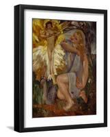 Gaslisa (Lise the gooseherd). 1888-89-Ernst Josephson-Framed Giclee Print