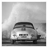 Ocean Waves Breaking on Vintage Beauties (BW detail 1)-Gasoline Images-Giclee Print