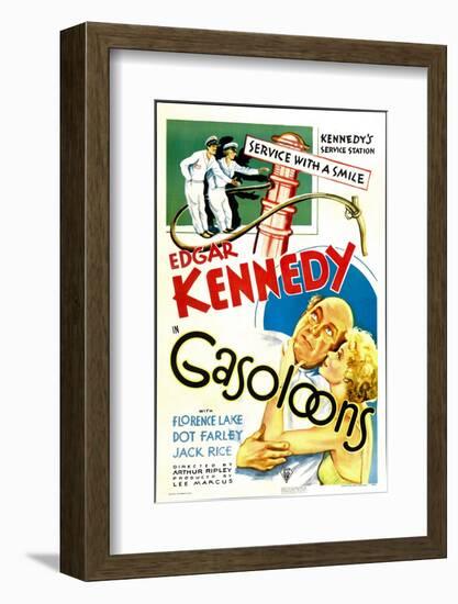 Gasoloons, Edgar Kennedy, Florence Lake, 1936-null-Framed Photo