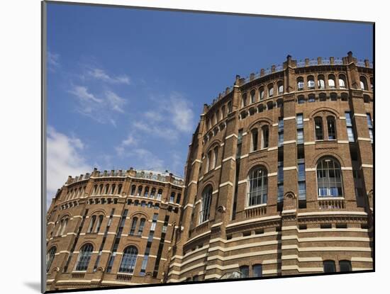 Gasometers Converted Into An Urban City, Gasometer City, Simmering, Vienna, Austria, Europe-Jean Brooks-Mounted Photographic Print