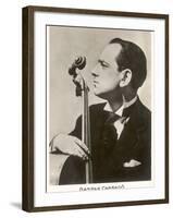 Gaspar Cassado Spanish Cellist-null-Framed Photographic Print