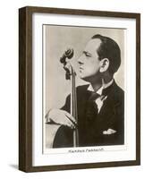 Gaspar Cassado Spanish Cellist-null-Framed Photographic Print