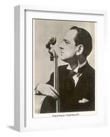 Gaspar Cassado Spanish Cellist-null-Framed Photographic Print