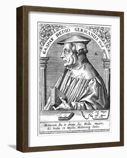 Gaspar Hedio-Theodor De Brij-Framed Art Print