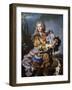 Gaspard De Gueidan Playing Bagpipes, Ca 1735-Hyacinthe Rigaud-Framed Giclee Print